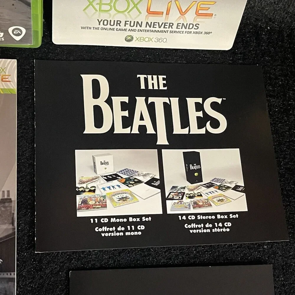 The Beatles: Rock Band (Microsoft Xbox 360, 2009) Complete CIB With Extras